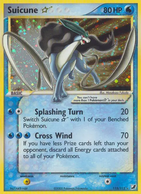 Suicune ☆, Unseen Forces 115/115