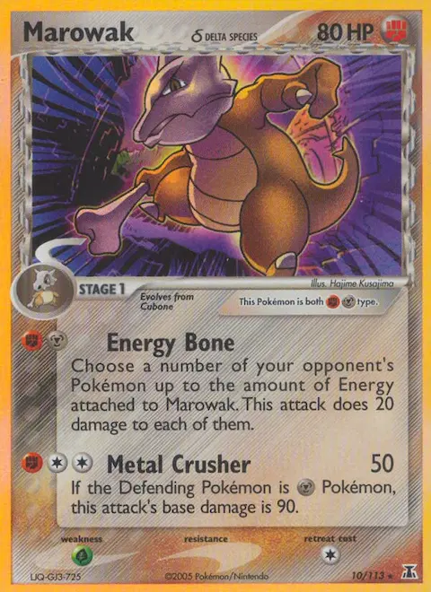 Marowak δ, Delta Species 10/113