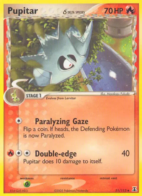 Pupitar δ, Delta Species 51/113