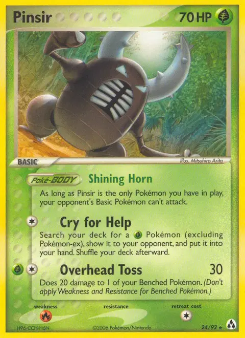 Pinsir, Legend Maker 24/92