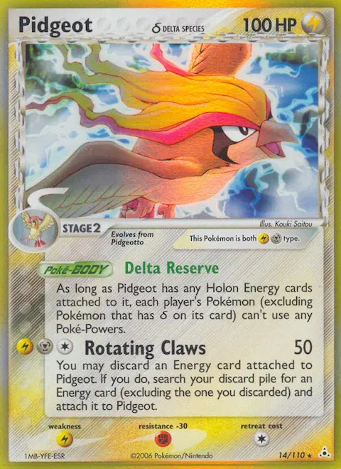 Pidgeot δ, Holon Phantoms 14/110