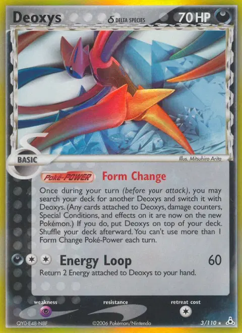 Deoxys δ, Holon Phantoms 3/110