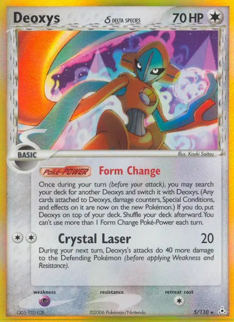 Deoxys δ, Holon Phantoms 5/110