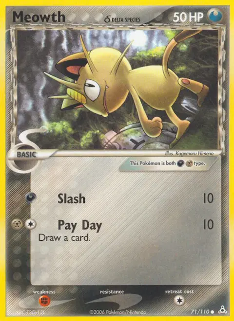 Meowth δ, Holon Phantoms 71/110