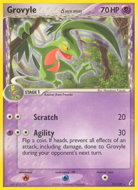 Grovyle δ, Crystal Guardians 19/100