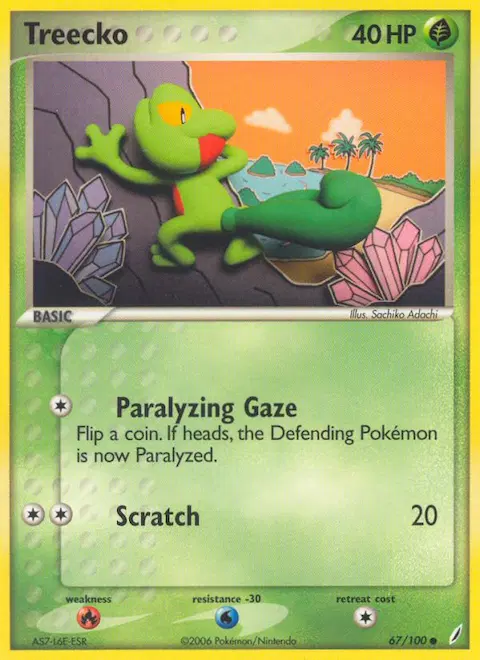 Treecko, Crystal Guardians 67/100