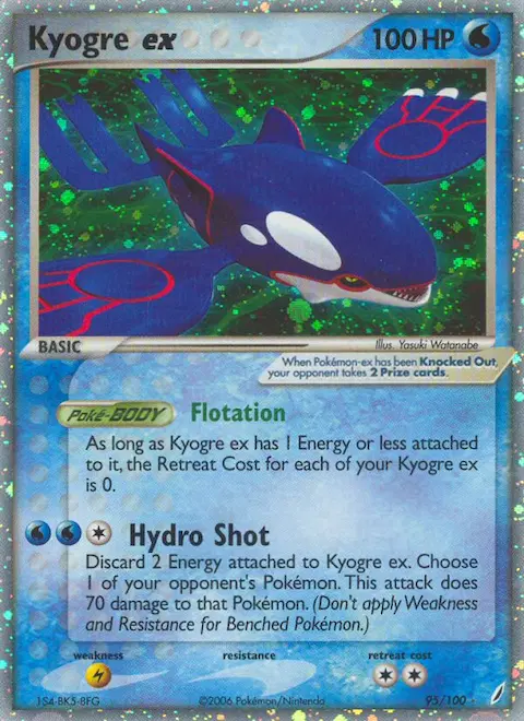 Kyogre ex, Crystal Guardians 95/100