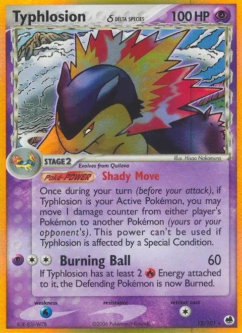 Typhlosion δ, Dragon Frontiers 12/101