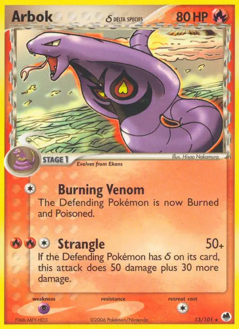Arbok δ, Dragon Frontiers 13/101