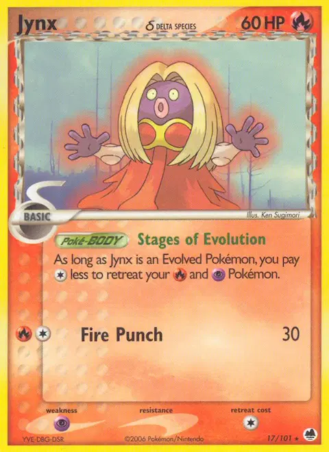 Jynx δ, Dragon Frontiers 17/101