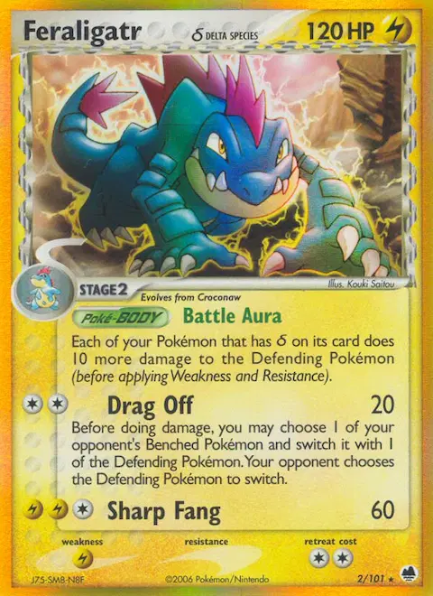 Feraligatr δ, Dragon Frontiers 2/101
