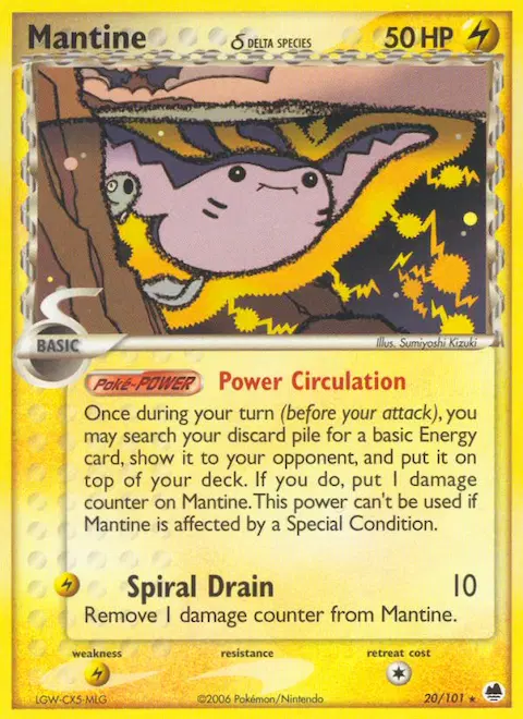 Mantine δ, Dragon Frontiers 20/101