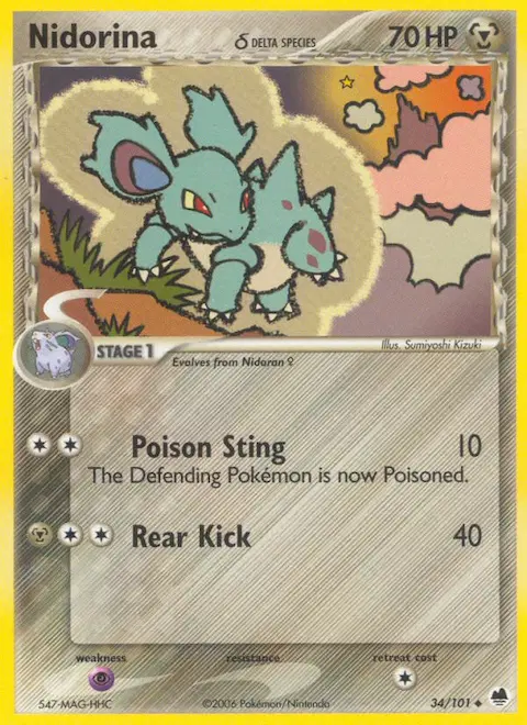 Nidorina δ, Dragon Frontiers 34/101