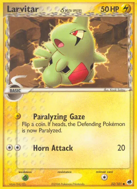 Larvitar δ, Dragon Frontiers 52/101