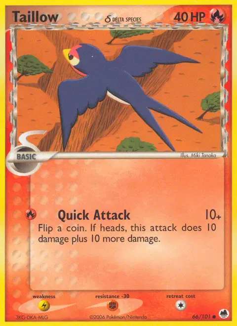 Taillow δ, Dragon Frontiers 66/101