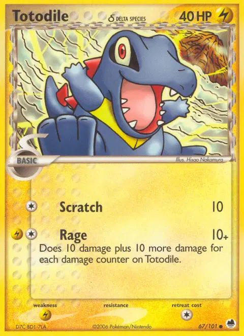 Totodile δ, Dragon Frontiers 67/101