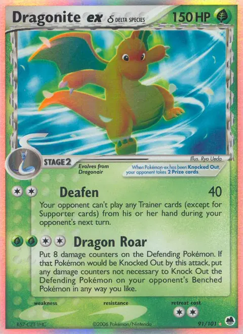 Dragonite ex δ, Dragon Frontiers 91/101