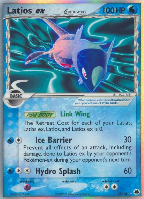 Latios ex δ, Dragon Frontiers 96/101