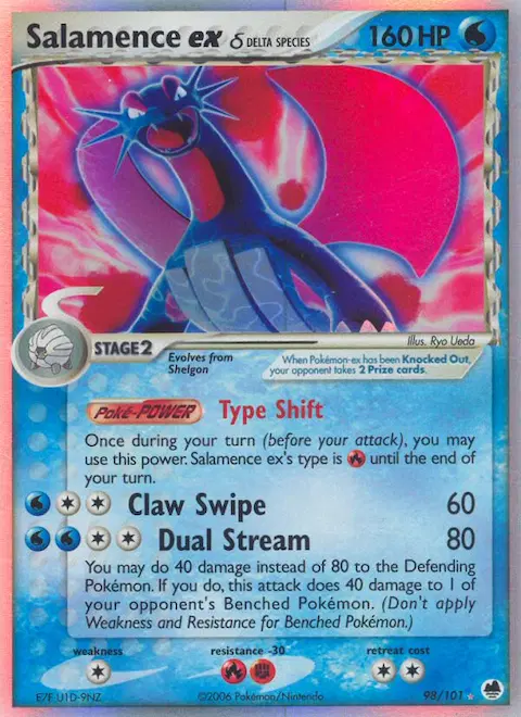 Salamence ex δ, Dragon Frontiers 98/101