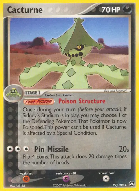 Cacturne, Power Keepers 27/108