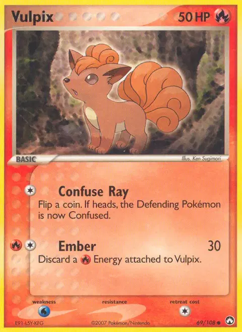 Vulpix, Power Keepers 69/108