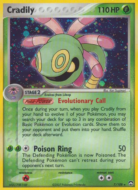 Cradily, Power Keepers 7/108
