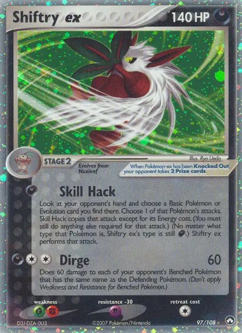 Shiftry ex, Power Keepers 97/108