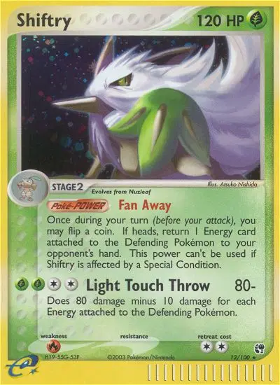 Shiftry, Sandstorm 12/100