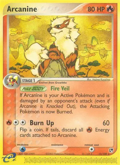 Arcanine, Sandstorm 15/100