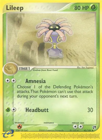 Lileep, Sandstorm 43/100