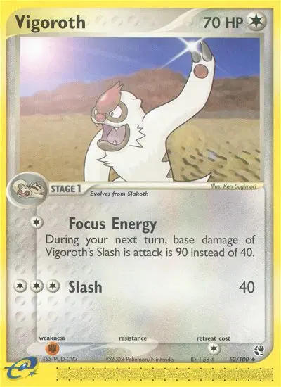 Vigoroth, Sandstorm 52/100
