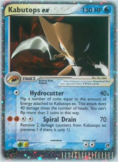 Kabutops ex, Sandstorm 97/100