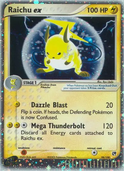 Raichu ex, Sandstorm 98/100