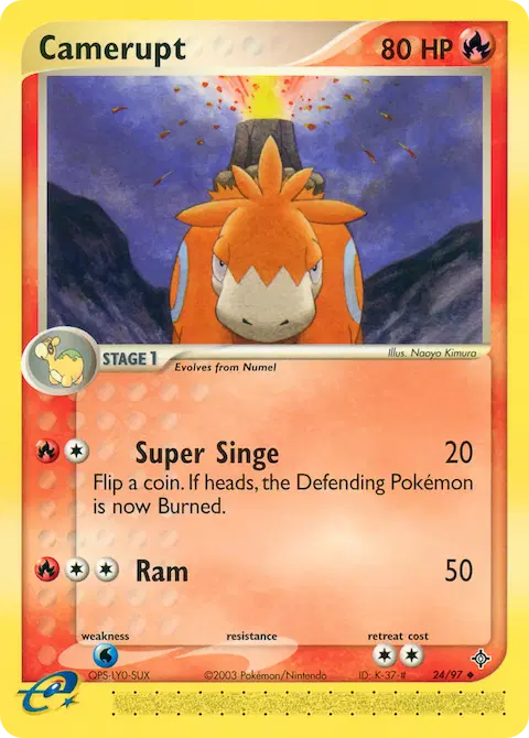 Camerupt, Dragon 24/97