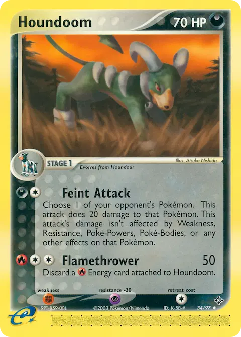 Houndoom, Dragon 34/97