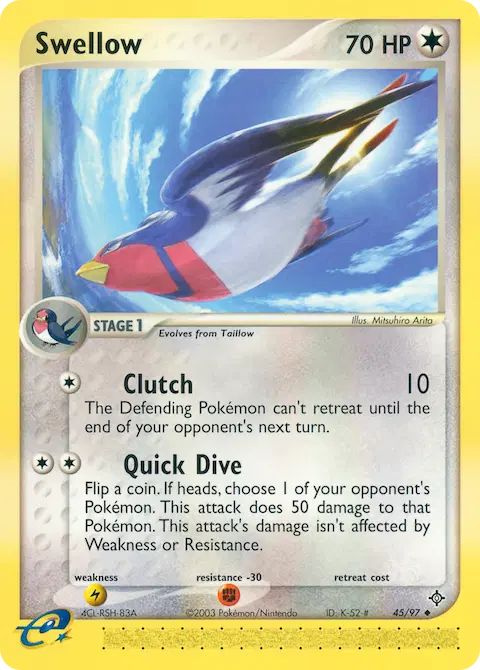 Swellow, Dragon 45/97