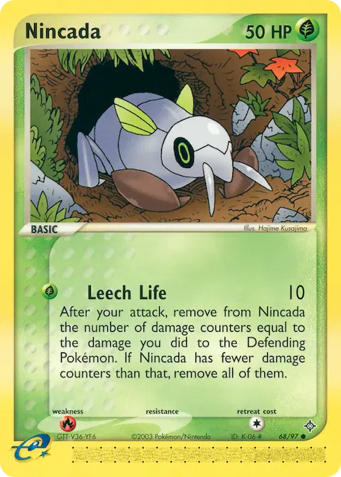 Nincada, Dragon 68/97
