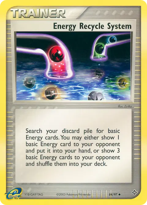 Energy Recycle System, Dragon 84/97
