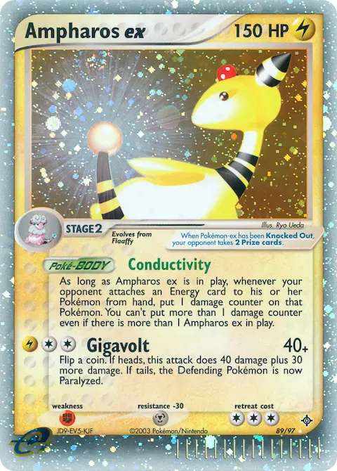 Ampharos ex, Dragon 89/97