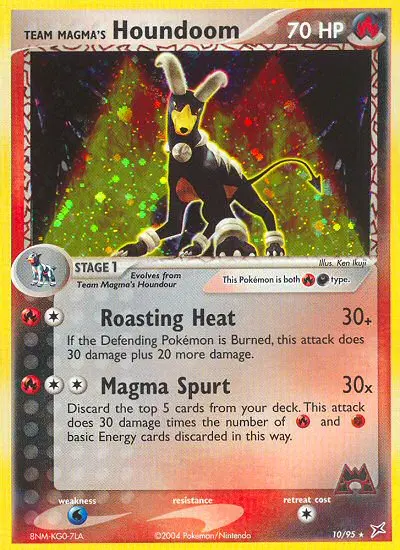 Team Magma's Houndoom, Team Magma vs Team Aqua 10/95