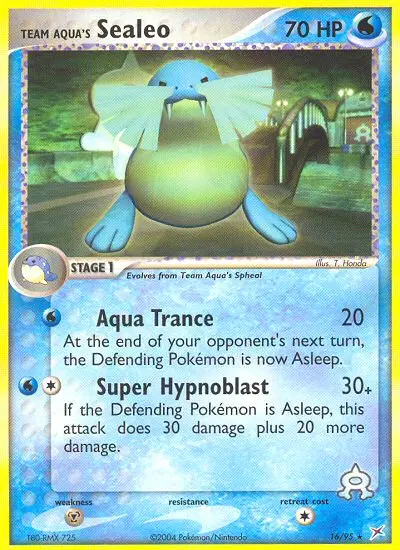 Team Aqua's Sealeo, Team Magma vs Team Aqua 16/95