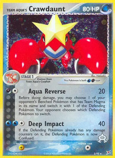 Team Aqua's Crawdaunt, Team Magma vs Team Aqua 2/95
