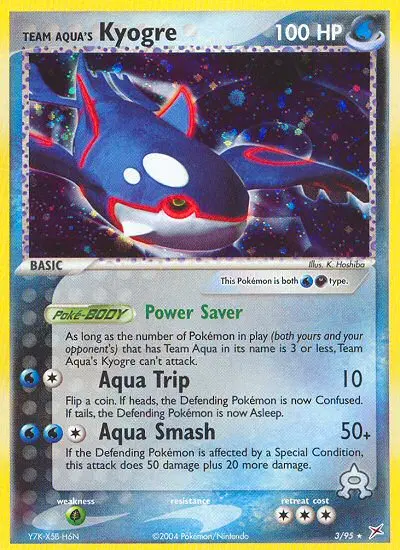 Team Aqua's Kyogre, Team Magma vs Team Aqua 3/95