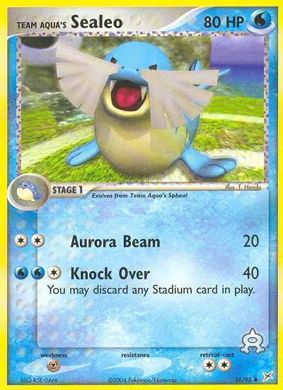 Team Aqua's Sealeo, Team Magma vs Team Aqua 31/95