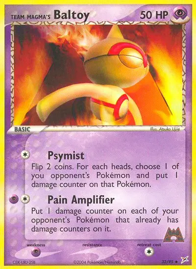 Team Magma's Baltoy, Team Magma vs Team Aqua 32/95