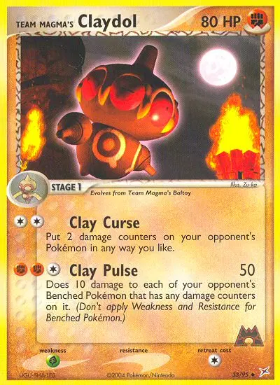 Team Magma's Claydol, Team Magma vs Team Aqua 33/95