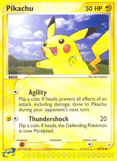 Pikachu, Team Magma vs Team Aqua 43/95