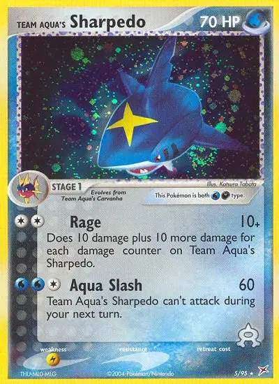 Team Aqua's Sharpedo, Team Magma vs Team Aqua 5/95