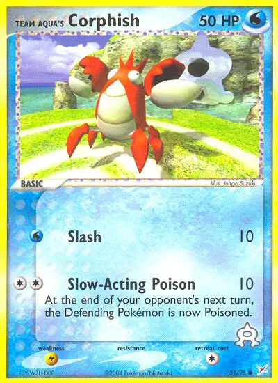 Team Aqua's Corphish, Team Magma vs Team Aqua 51/95