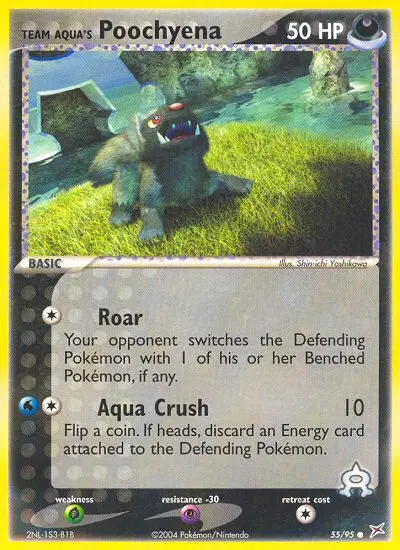 Team Aqua's Poochyena, Team Magma vs Team Aqua 55/95